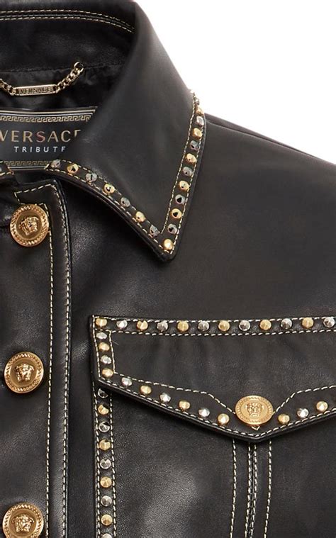 versace jacket women's sale|versace leather jacket women.